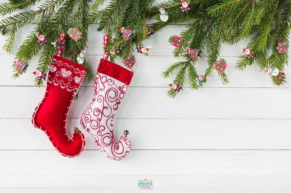 Backdrop - Xmas Stockings