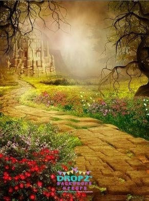 Backdrop - Yellow Brick Road Scene