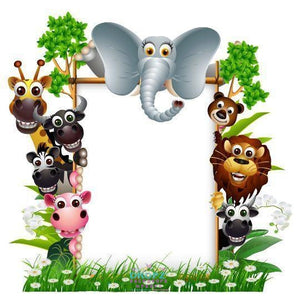 Backdrop - Zoo Animal Frame