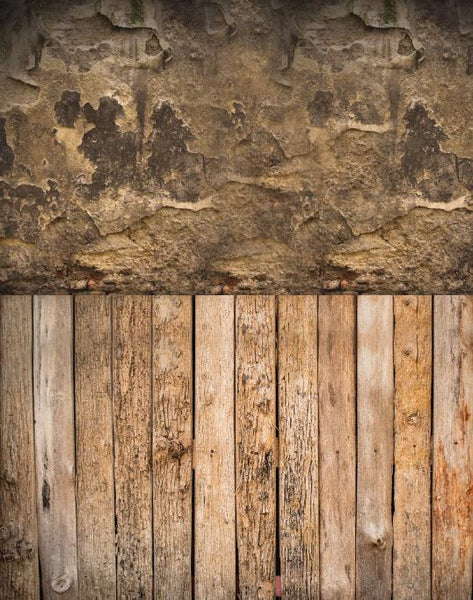 Combo - Wooden Floor & Rocky Wall