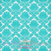 Turquoise Damask